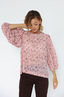 Блузка с пышными рукавами