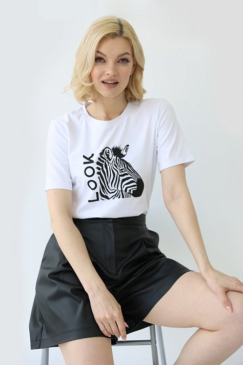 Футболка с принтом