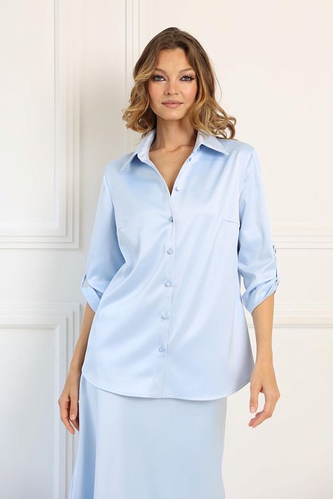Рубашка в пижамном стиле
