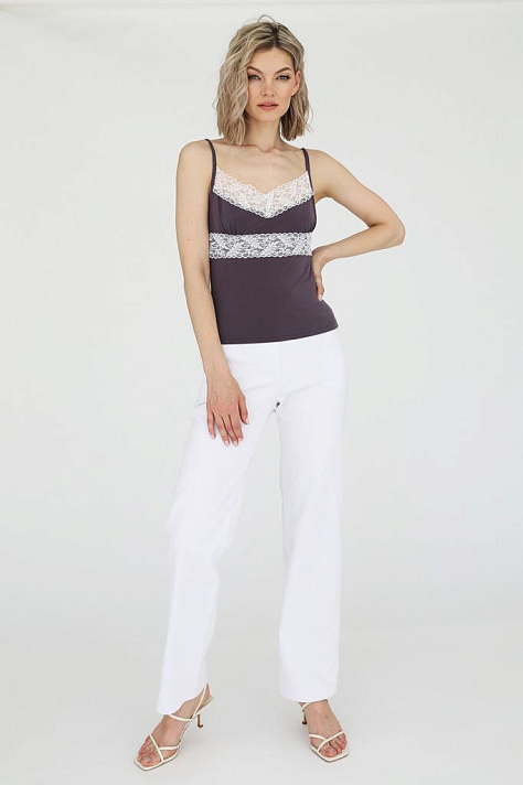 Топ с кружевом