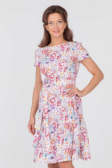 Платье с воланом