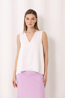 Топ свободного кроя из шёлка