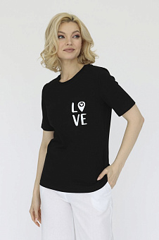 Футболка с принтом