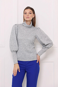 Водолазка с пышным рукавом