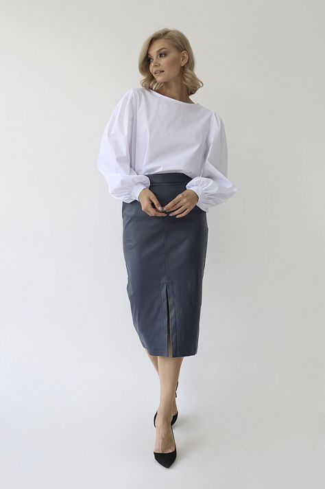 Юбка с разрезом