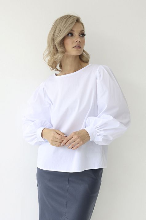 Блузка с рукавом "епископ"