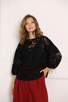 Блузка из кружева с топом в комплекте